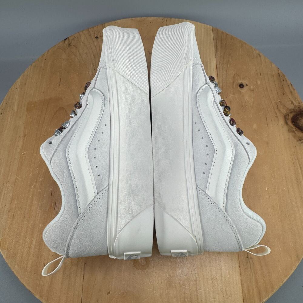Vans Knu Skool‎ Stack Women’s Size 6.5 White Platform Chunky Casual Sneakers NEW - Picture 6 of 8
